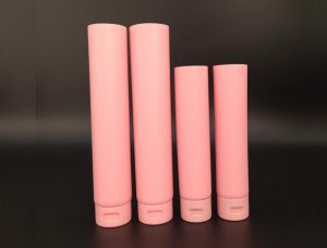 Cosmetic PE tube, flip cap