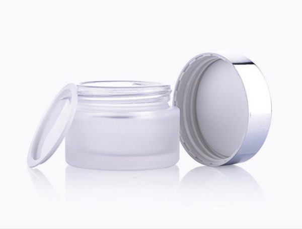 glass jar, plating aluminum cap