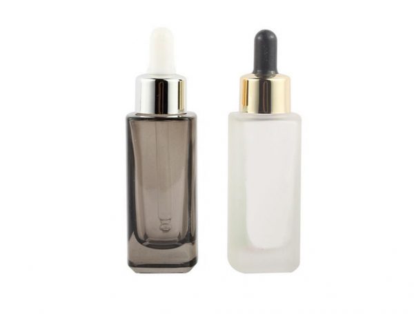 square dropper glass bottle