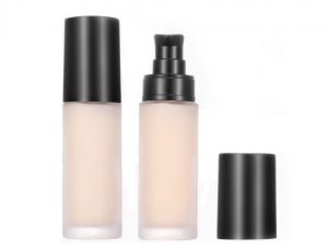 glass cream pump bottle
