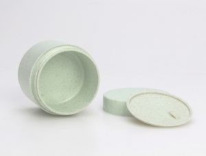 wheat straw cosmetic jar, sustainable packaging